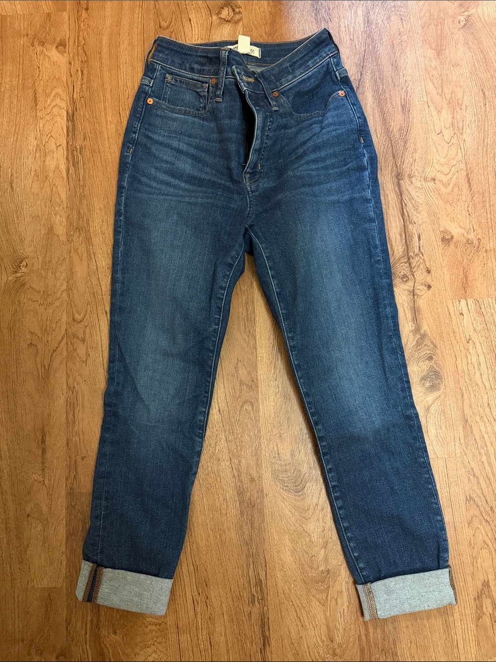 Madewell Women's Skinny Jeans in Dark Blue Wash